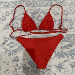 BB SWIMMIES - spice red bikini Large